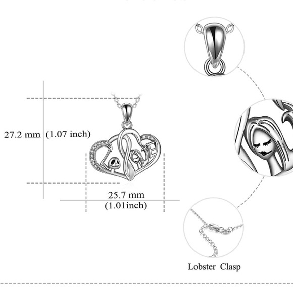 Simply Meant to Be Nightmare Before Christmas Necklace - Picture 4 of 6